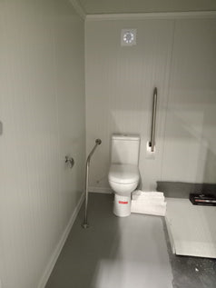Behinderten toilette wc kabine Sanitär container behinderte inkl rampe
