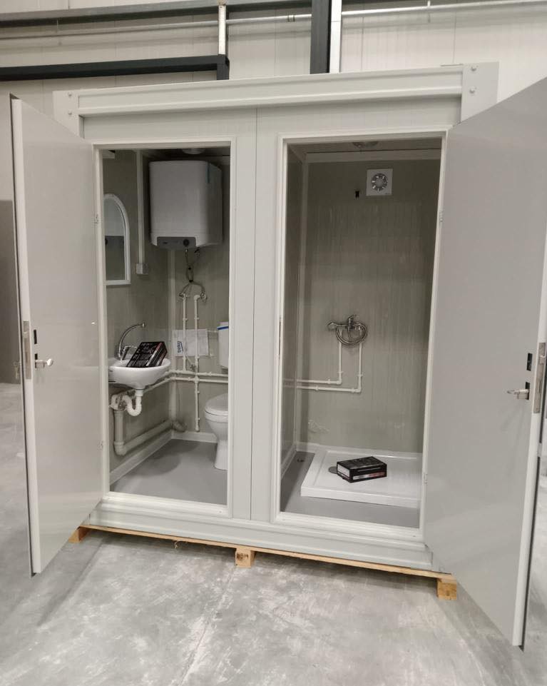 Dusch Wc Container Sanitärcontainer mobile dusch kabine duschcontainer Sanitärkabine