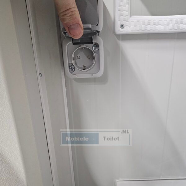 duo mobile toilette toilettencontainer wc container wc kabine toilettenhaus Sanitärcontainer dixi klo weiss